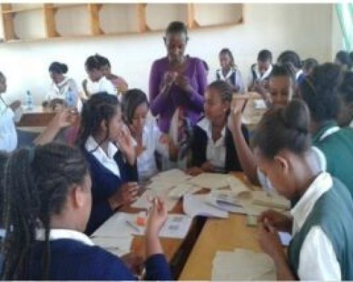 Reusable sanitary pads training September- December 2014