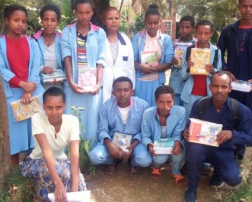 Training of Reusable sanitary pads on November, 15, 2014